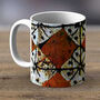 Brown And White Ankara Print Mug Fabric Seven, thumbnail 1 of 2