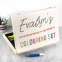 Personalised Kid’s Colourful Colouring Set, thumbnail 2 of 5