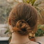 Single Light Wooden Hair Pin, thumbnail 2 of 3