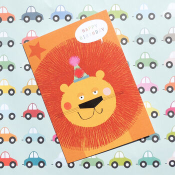 Lion Happy Birthday Card, 5 of 5