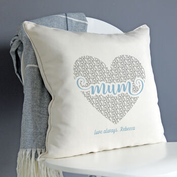 Personalised Love Mum Cushion, 4 of 5