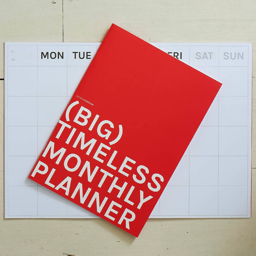 Big Timeless Monthly Planner, 1 of 4
