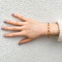 Gold Plated Chunky Chain Bracelet, thumbnail 3 of 4