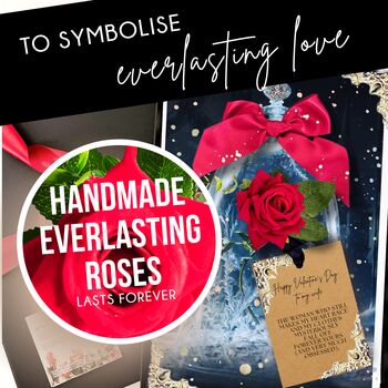 Fairytale Personalised Velvet Rose Christmas Boxed Card, 8 of 10