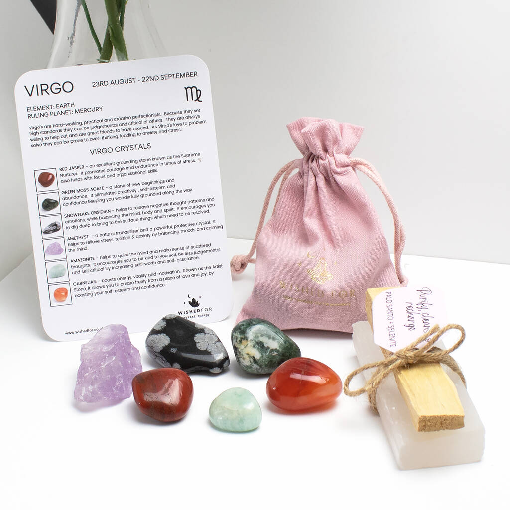 Virgo Zodiac Crystal Set, 1 of 5