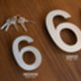 Large Modern Stainless Steel House Numbers, thumbnail 4 of 9