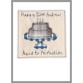 Personalised 40th Birthday Cupcake Card For Him, 6 of 8