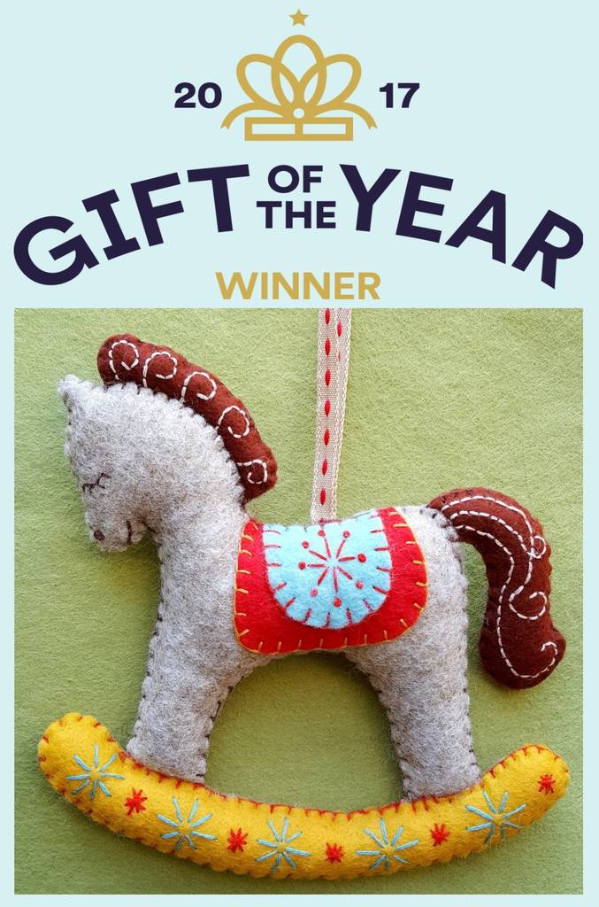 Rocking Horses Felt Craft Kit By Corinne Lapierre