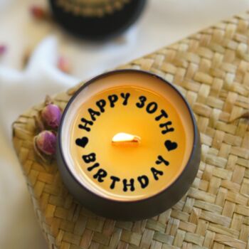 Milestone Birthday Gift Secret Message Candle, 3 of 7