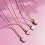 This Is 40. Happy 40th Birthday Birthstone Necklace, thumbnail 4 of 8
