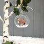 Christmas Glass Deer Bauble, thumbnail 3 of 4