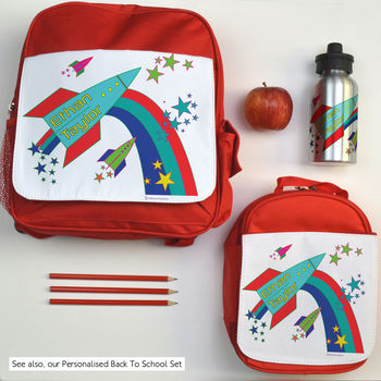 Personalised Rocket Lunch Bag, 3 of 4
