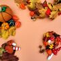 Handmade Felt Autumn Leaves And Toadstool Wreath, thumbnail 2 of 2