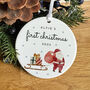 Personalised First Christmas Ceramic Ornament, thumbnail 5 of 7