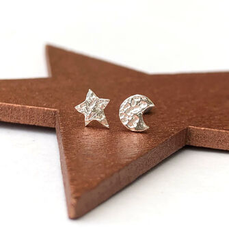 Pair Your Own Mini Star And Moon Earrings, 11 of 12