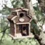 Wooden Garden Bird House Hanging Feeder Nesting Box, thumbnail 5 of 6