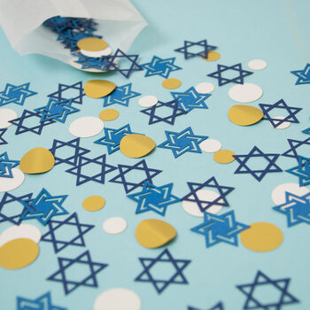 Hanukkah Star Of David Table Confetti, 4 of 6