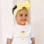 Personalised Lemon 'Two Sweet' Second Birthday T Shirt, thumbnail 4 of 7