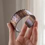 Handmade Wide Hammered Copper Cuff, thumbnail 8 of 8