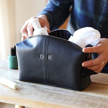 Personalised Embroidered Initials Washbag, 10 of 10