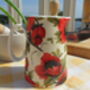 Cream Jug In Red Poppy Design, thumbnail 6 of 6