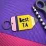 Best Teaching Assistant Pencil Keyring, thumbnail 1 of 4