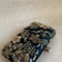 Green Raw Silk Rectangular Clutch Bag, thumbnail 2 of 9
