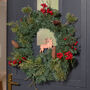 Extra Large Festive Reindeer Wreath, thumbnail 1 of 5