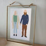 Personalised Couples Portrait Papercut, thumbnail 1 of 6