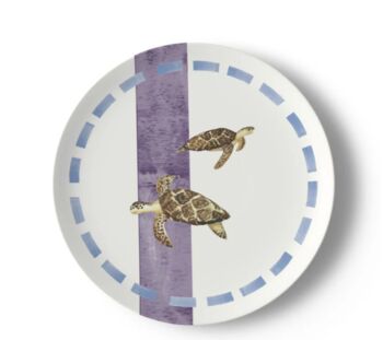 Turtle Stripe China Plate, 7 of 7