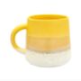 Dip Glazed Stoneware Yellow Mug, thumbnail 3 of 3