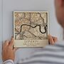 Personalised Wooden Location Map, thumbnail 3 of 8