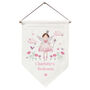Personalised Fairy Princess Wall Art Banner, thumbnail 4 of 4