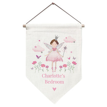 Personalised Fairy Princess Wall Art Banner, 4 of 4
