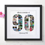 Personalised 90th Birthday Photo Collage, thumbnail 2 of 8