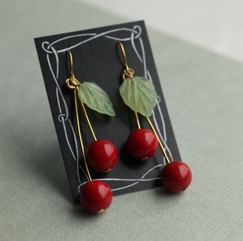 Cherry Earrings, 3 of 5