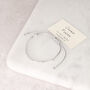 Silver 925 Cancer Support Chemo Finito Morse Code Bracelet, thumbnail 4 of 7
