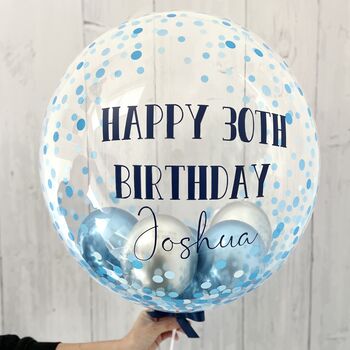 Personalised Patterned Xl Bubble Balloon For All Occasions, 5 of 11