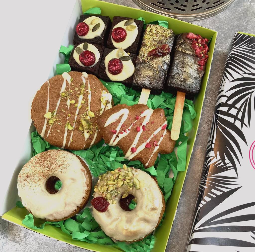 Christmas Baked Gift Box Gluten And Dairy Free By Norah's Brownies