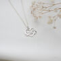 16th Birthday Necklace – Sterling Silver Heart Infinity Charm, Personalised Jewellery Gift For Her, thumbnail 7 of 7