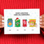 Sweet Treats Personalised Family Christmas Cards, thumbnail 1 of 3