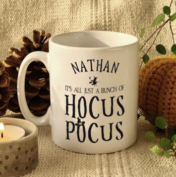 Personalised Halloween Hocus Pocus Ceramic Gift Mug, 4 of 4