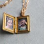 Birth Flower Book Locket, thumbnail 2 of 8