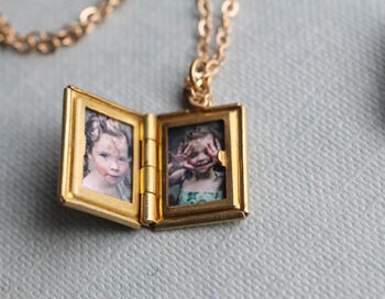 Birth Flower Book Locket, 2 of 8