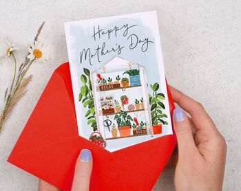 Mother's Day Card For Mum With Garden House Design, 2 of 2