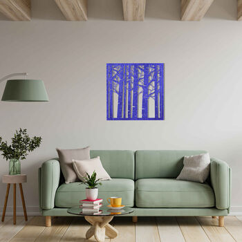 Wooden Forest Trees Art: Modern Decor For Home, 12 of 12