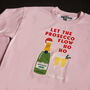 Prosecco Pun Christmas Jumper, thumbnail 3 of 7