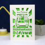 Personalised Papercut Driving Test Card, thumbnail 5 of 6