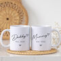 Personalised New Mummy And Daddy Mug Set, thumbnail 1 of 3