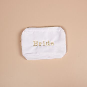 Personalised Bridal Make Up And Cosmetics Bag, 6 of 7